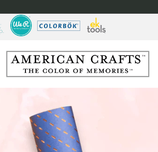 Imagen de la marca de mataterial y herramientas para scrapbooking American Crafts